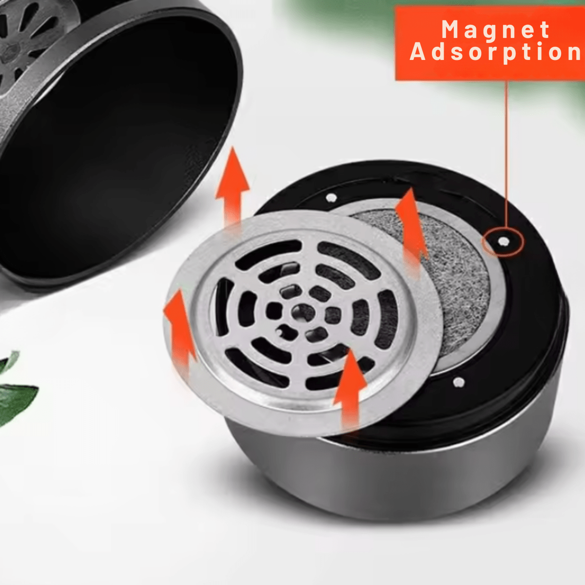Compact Rechargeable Smokeless Ashtray with USB