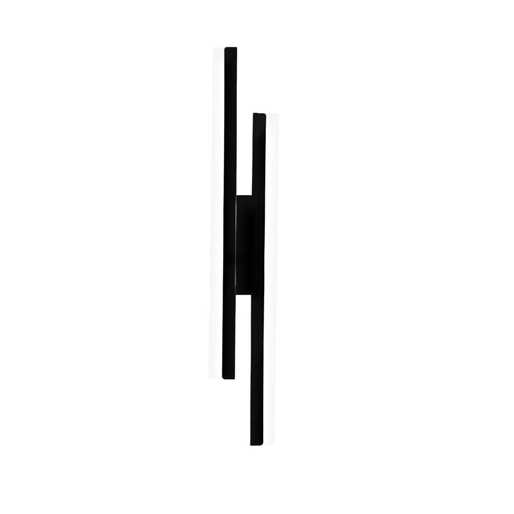 Sleek 2-Light LED Wall Sconce with Dimmer