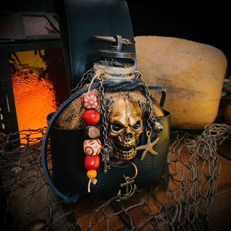 Decorative Pirate Skull Liquor Decanter