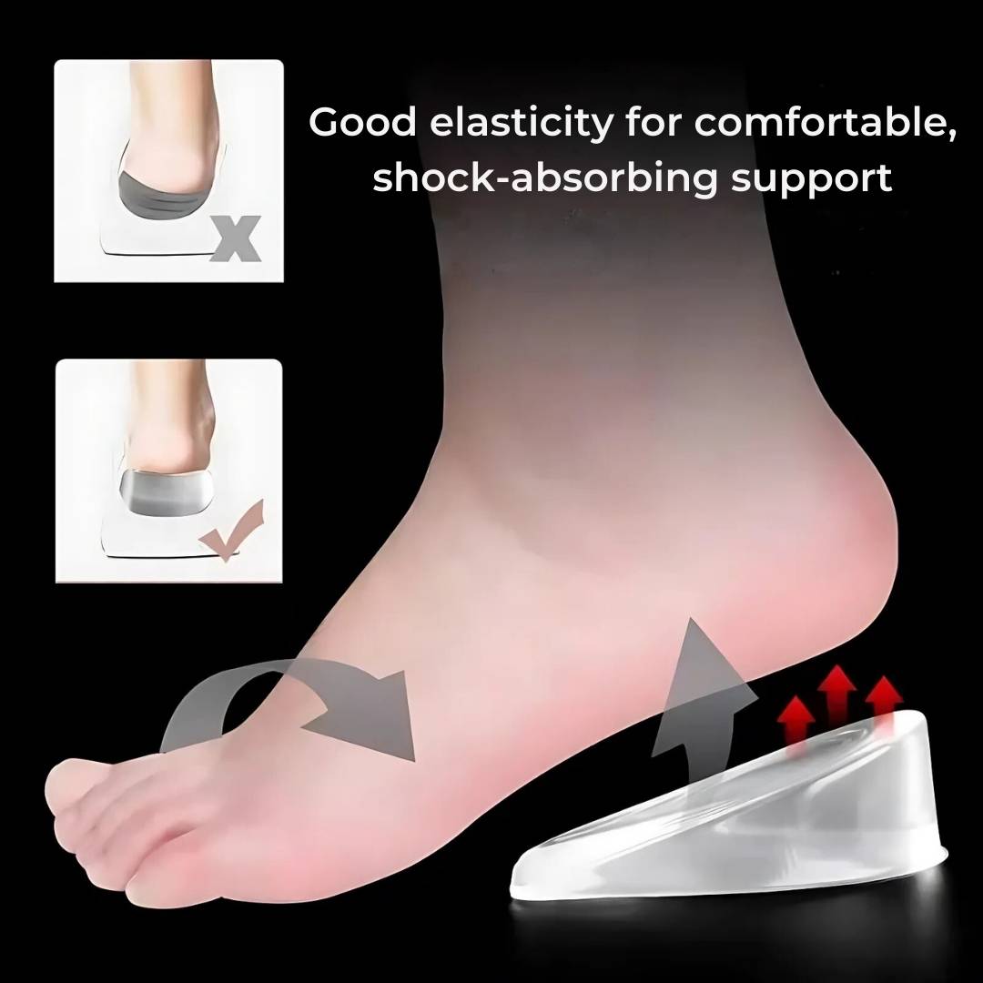 Comfortable Gel Heel Support Inserts for Plantar Relief