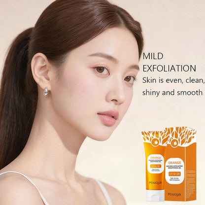 Natural Orange Facial Exfoliating Scrub Gel