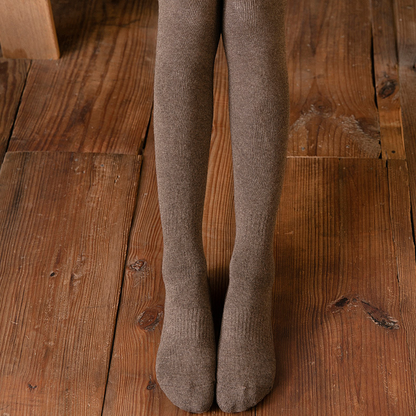 Warm Knee High Woolly Socks