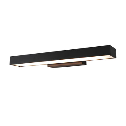 Slim LED Motion Sensor Wall Light with Black Finish