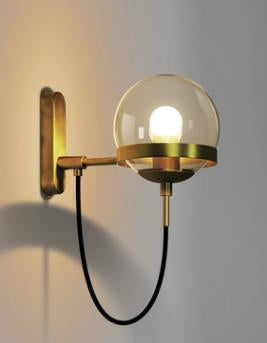 Vintage Round Glass Hanging Lamp - Cofik