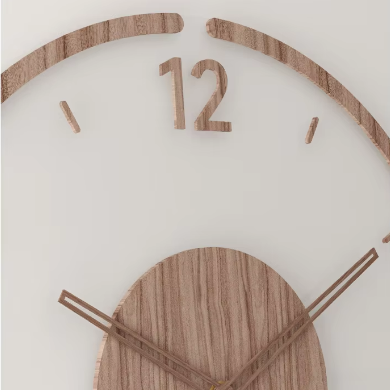 Simple Natural Wood Clock
