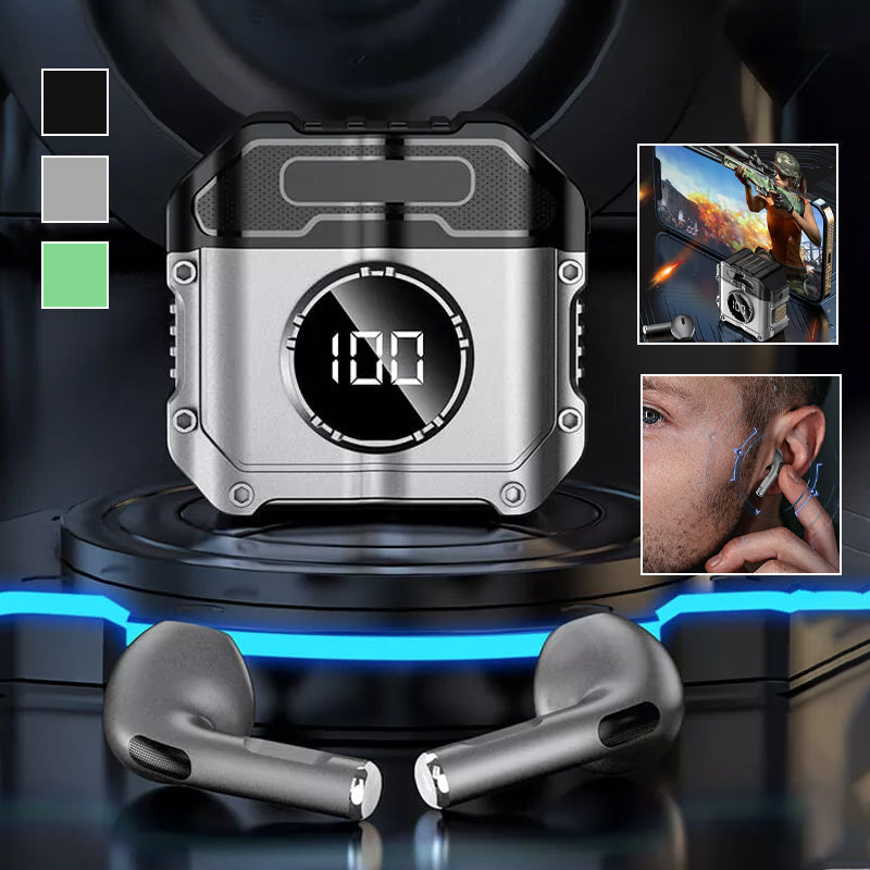 Wireless Bluetooth Headphones with Mic Display