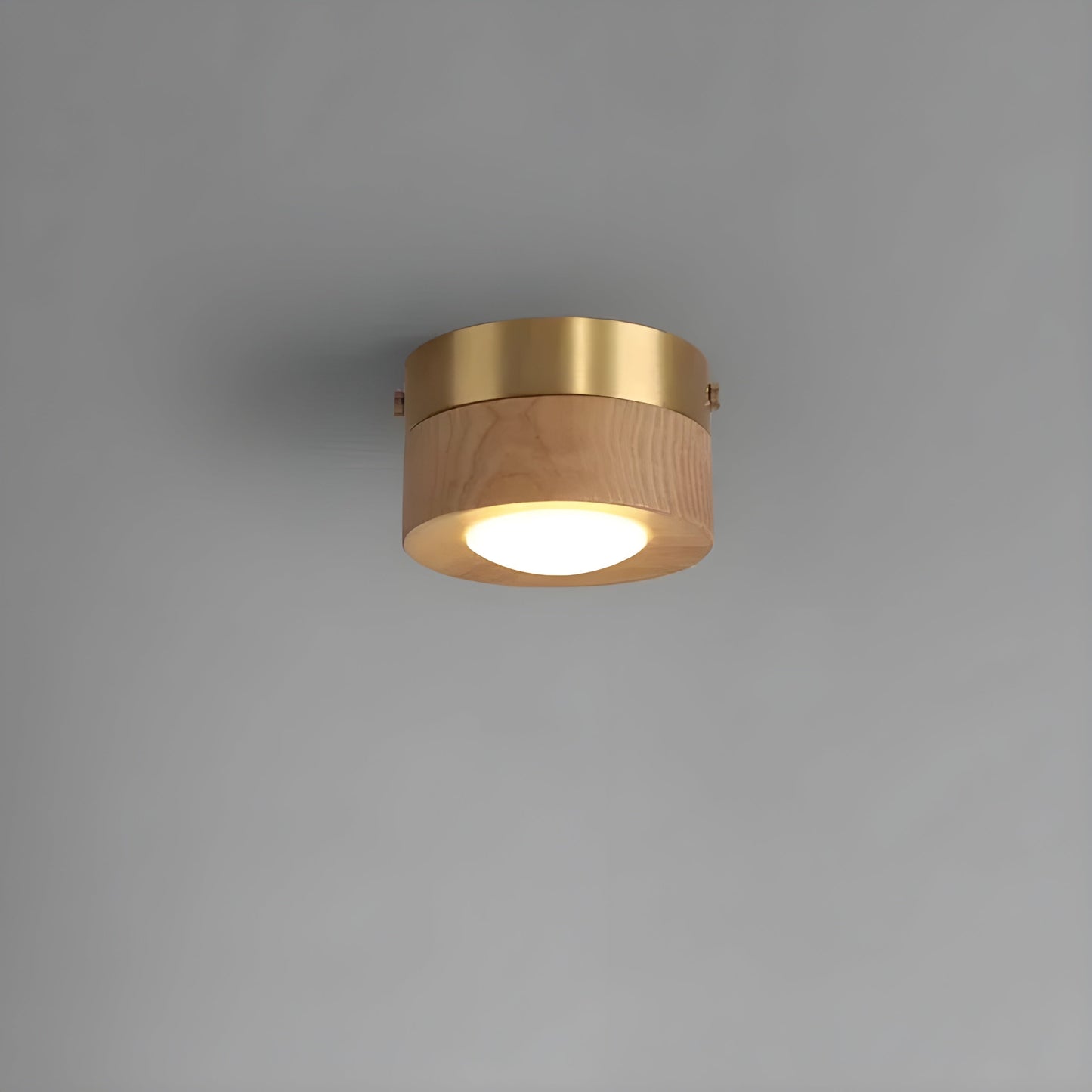 Brown Wooden LED Ceiling Lamp - Cofik