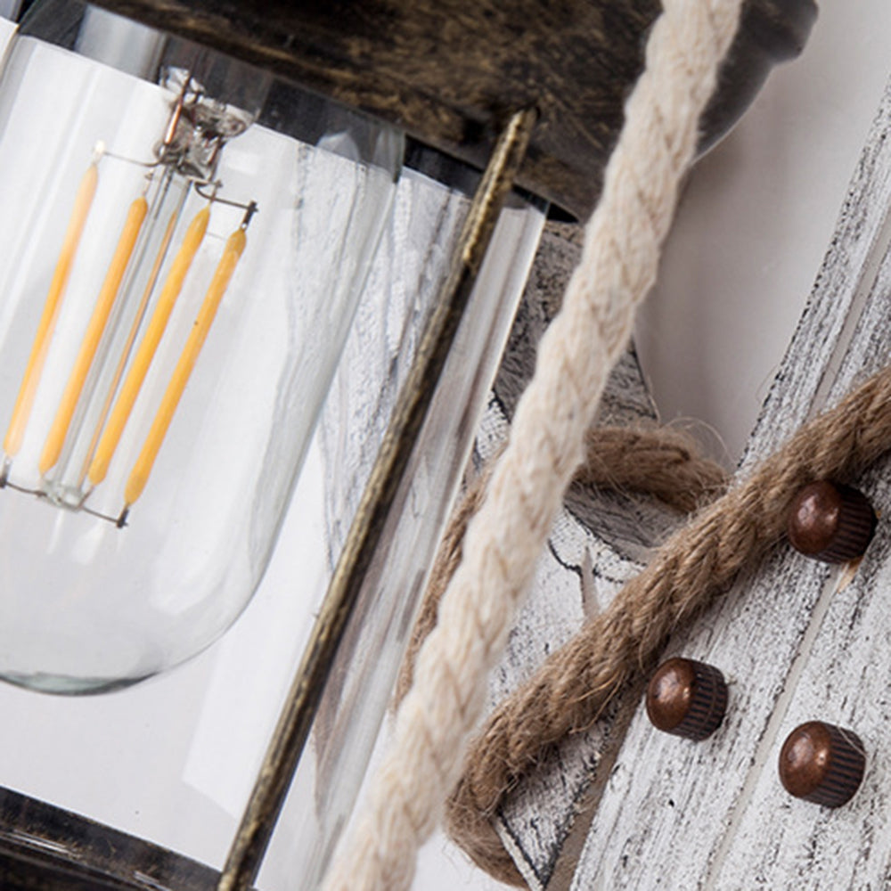Rustic Nautical LED Wall Lamp