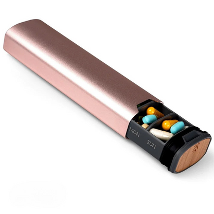 Daily Pill Box - Portable Waterproof Medication Holder