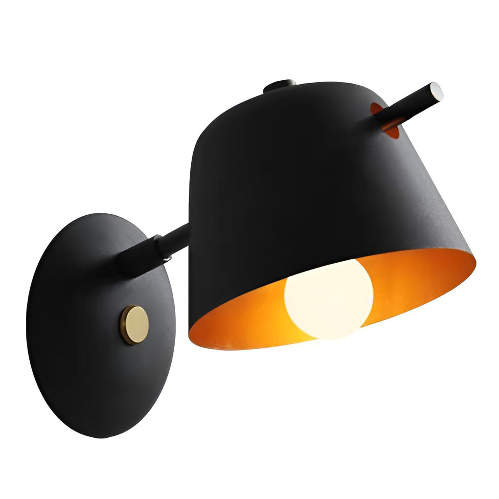 Rustic Iron Wall Light – Modern Matte Sconce E27