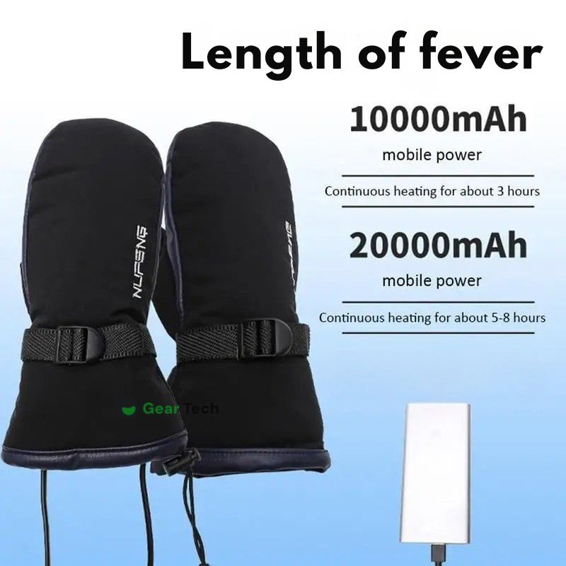 Warm Rechargeable Battery Gloves