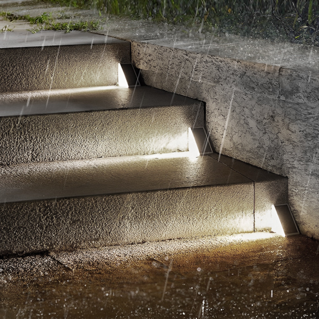 Outdoor Solar Powered LED Step Lights