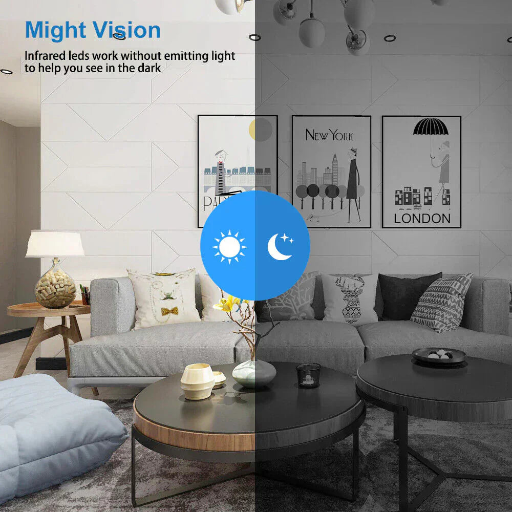 Compact Wireless Night Vision Security Camera
