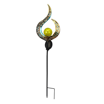 Colorful Outdoor Solar Powered Glass Garden Lights