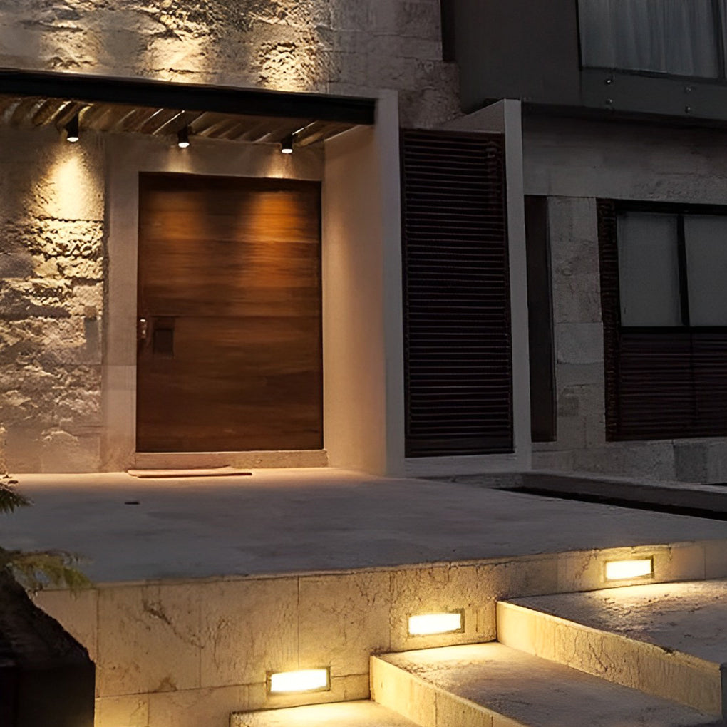 Sleek Recessed LED Wall Step Lights 3W Aluminum - Cofik