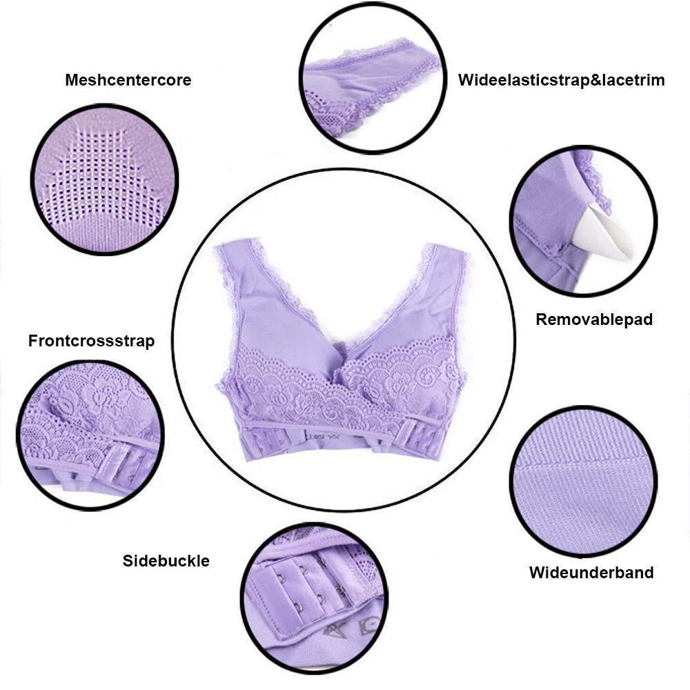 Comfortable Front Closure Lace Bras
