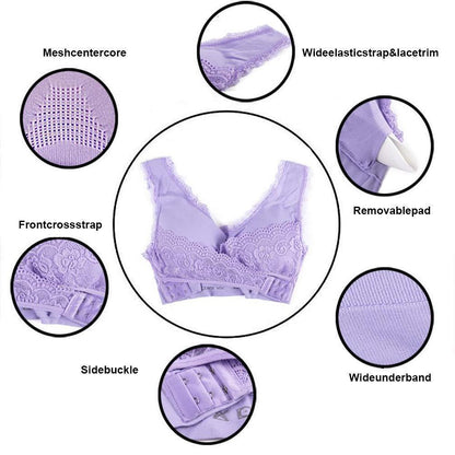 Comfortable Front Closure Lace Bras