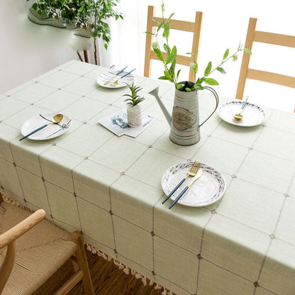 Easy Care Waterproof Tablecloth for Kitchen Dining