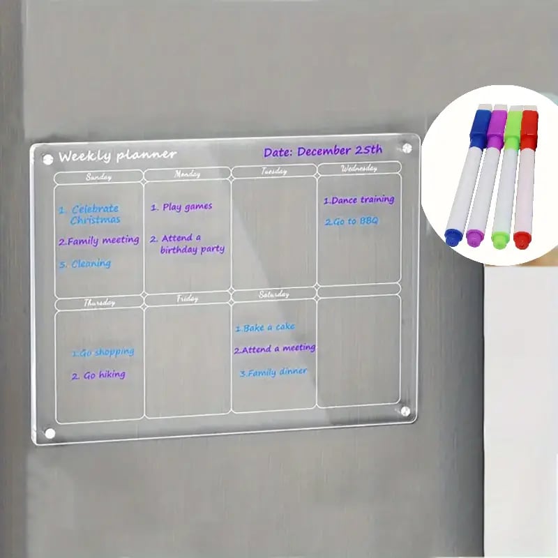 Eraser Board Kitchen Organizer Pad