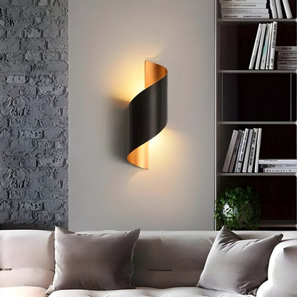 Modern Spiral LED Outdoor Wall Light