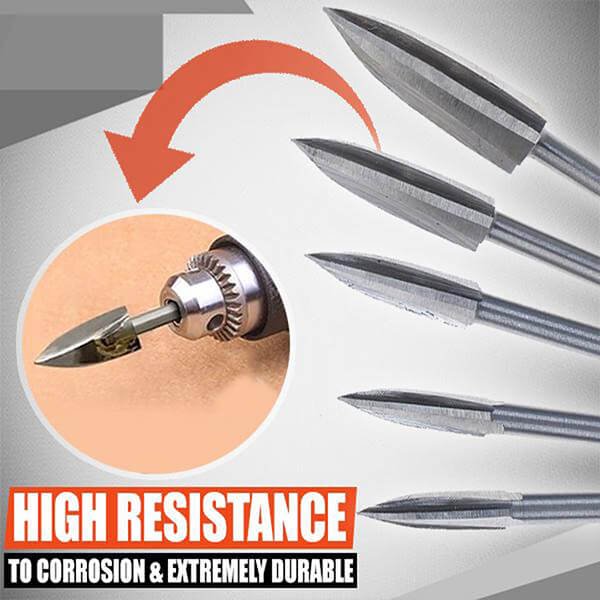 Professional Woodworking Drill Bits Set (5 Pieces)