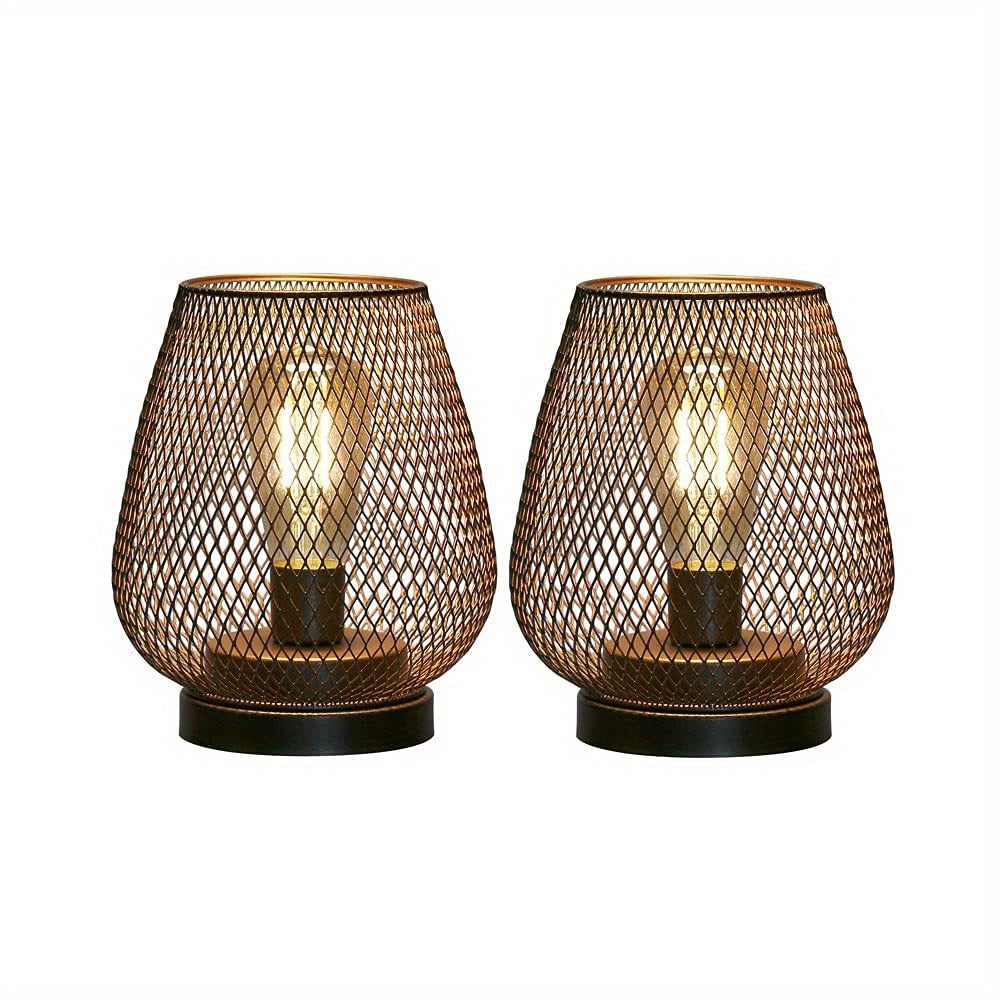 Vintage Metal Desk Lamp Set