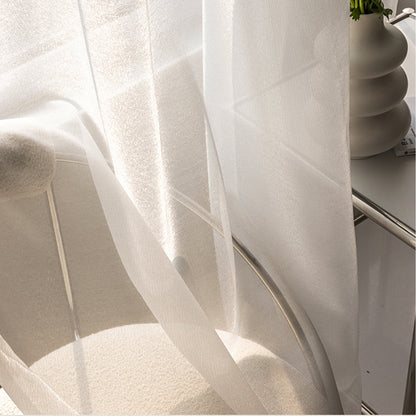 Sheer White Drapes for Living Room