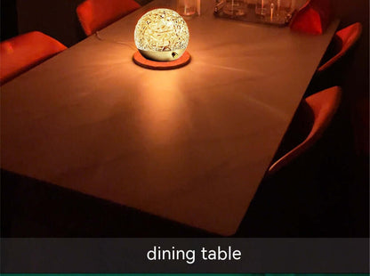 Colorful LED Night Light Crystal Table Lamp
