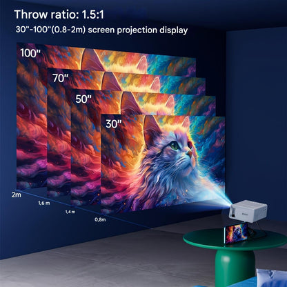 Portable HD Projector - Compact 3000 Lumen