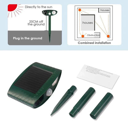 Outdoor Solar Deer Repellent for Yard Protection