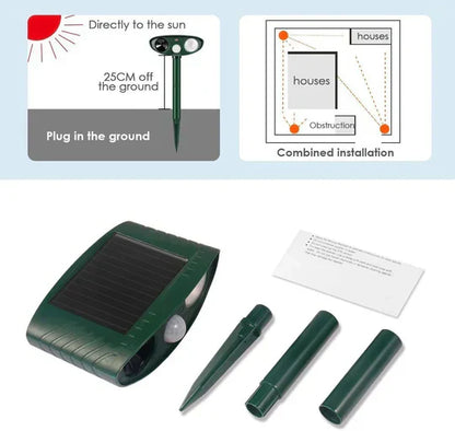 Effective Solar Deer Repellent - Pack of 4