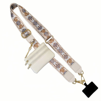 Detachable Phone Crossbody Strap with Card Holder