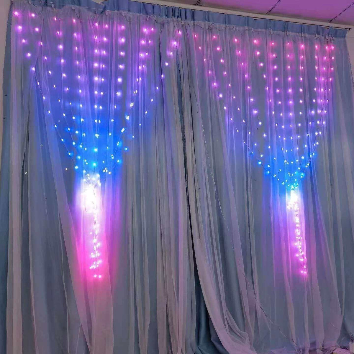 Smart Remote Control Color Changing Curtain Lamp