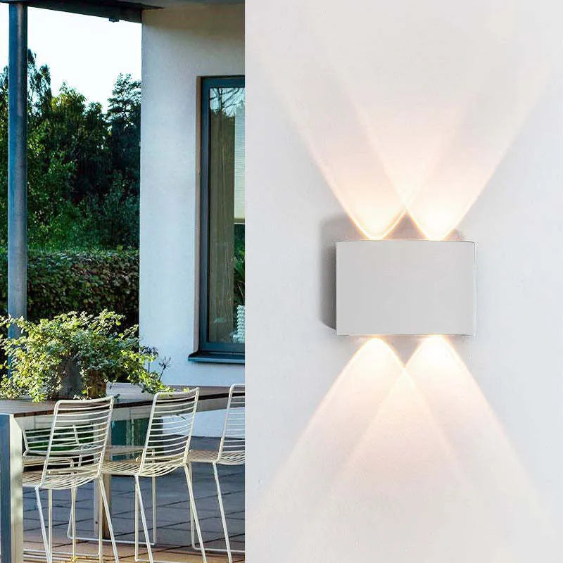 Slim Waterproof Outdoor LED Wall Light