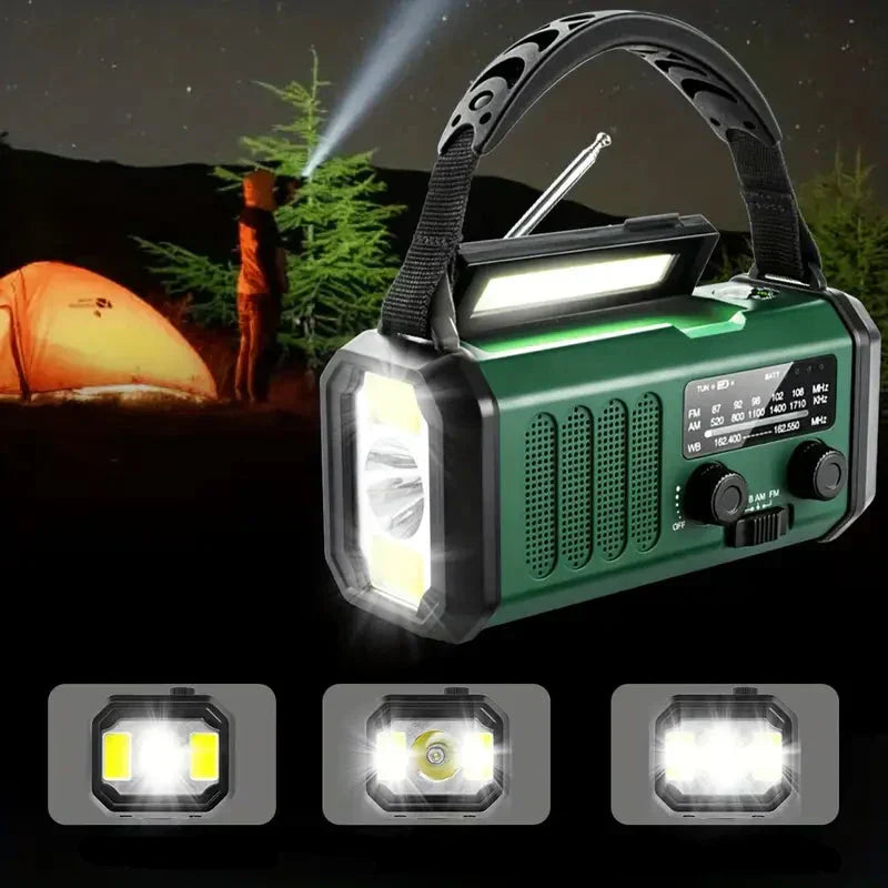 Portable Solar Powered Radio Charger