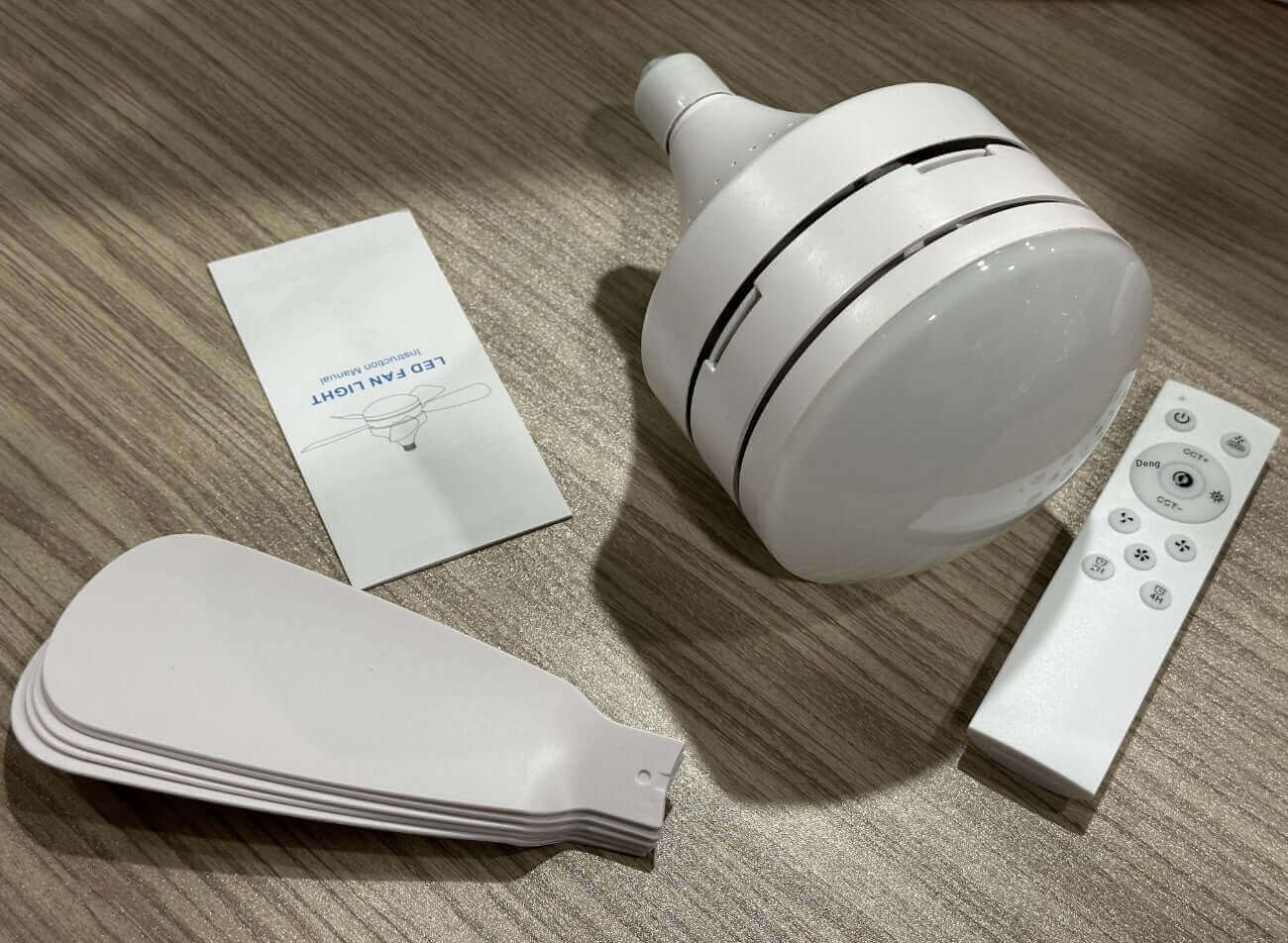 Bright Adjustable Ceiling Fan Light Fixture