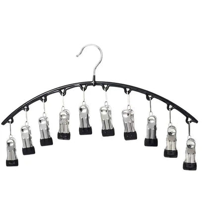 Compact 2-Piece Legging Hangers with 20 Clips