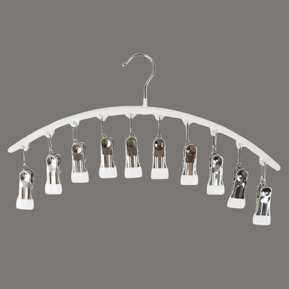 Compact 2-Piece Legging Hangers with 20 Clips