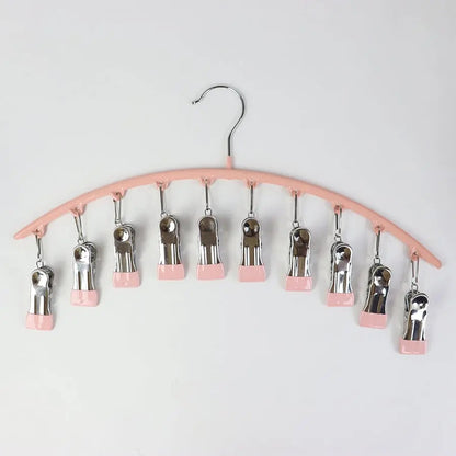 Compact 2-Piece Legging Hangers with 20 Clips