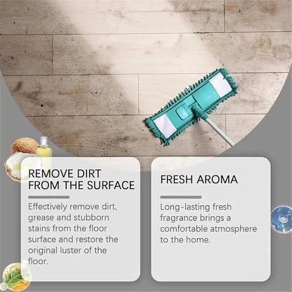 Powerful 2-Piece Mop and Soap Floor Cleaner Set