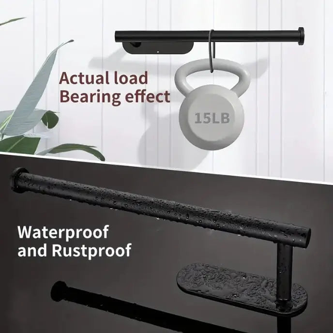 Easy Install Wall Paper Roll Holder 2 Piece Set