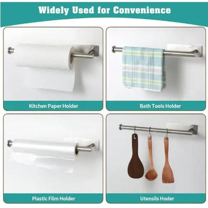Easy Install Wall Paper Roll Holder 2 Piece Set