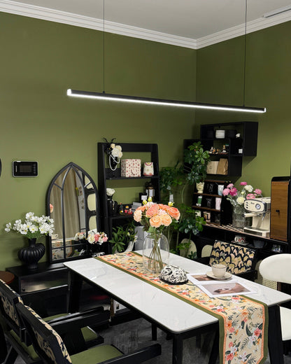 Sleek Metal Kitchen Island LED Pendant Light