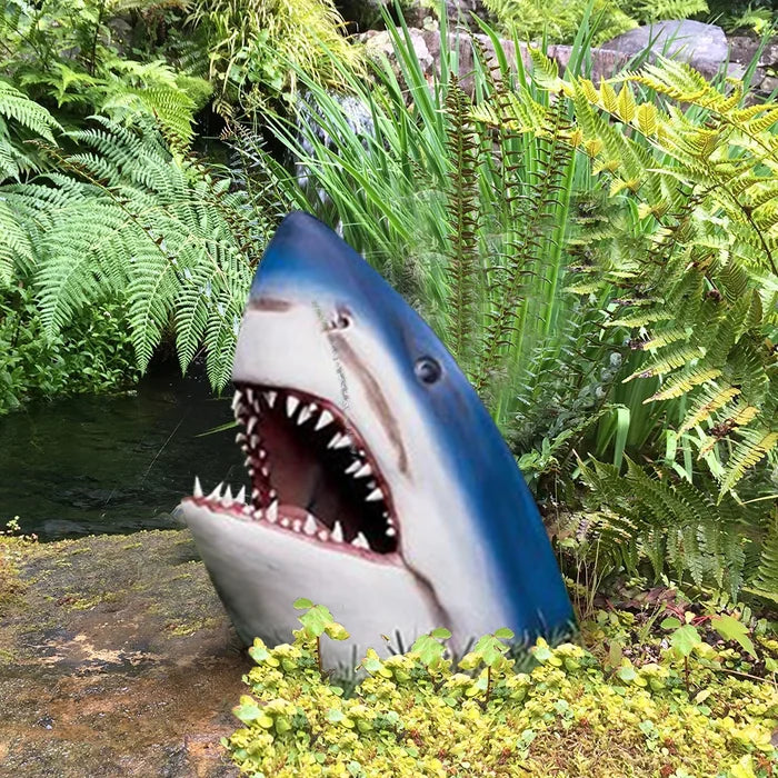 Detailed Shark Figurine Decor for Home