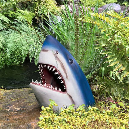 Detailed Shark Figurine Decor for Home