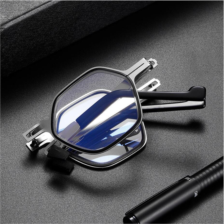 Thin Frame Folding Reading Glasses for Men Women