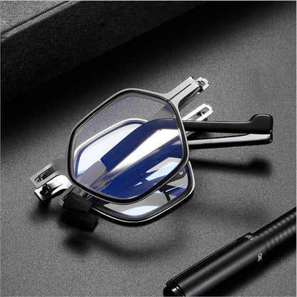 Thin Frame Folding Reading Glasses for Men Women