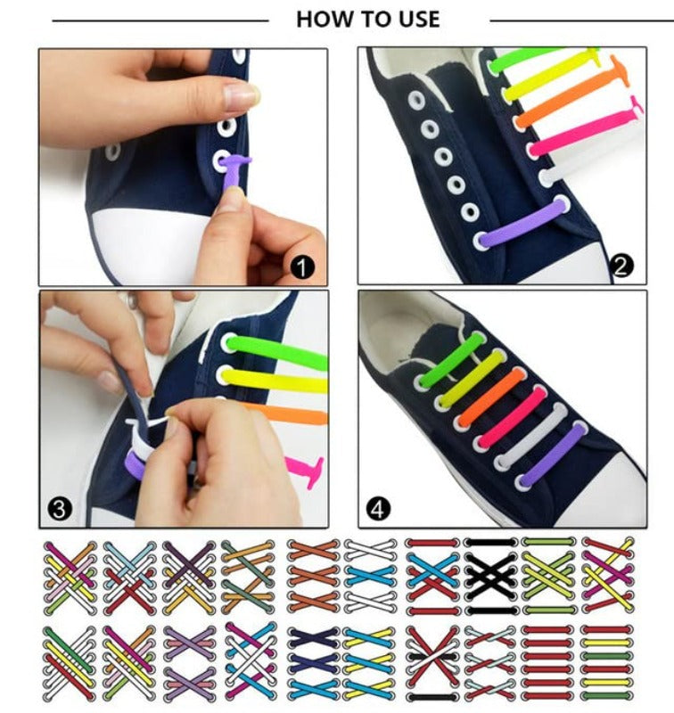 Easy Fit Stretchy Shoe Laces