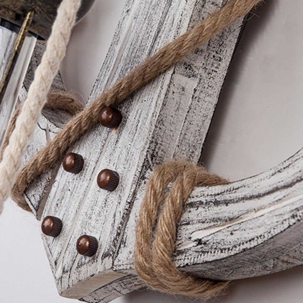 Rustic Nautical LED Wall Lamp