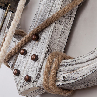 Rustic Nautical LED Wall Lamp